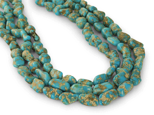 Natural Campitos Turquoise UNSTABILIZED hotsell Nugget Beads - 11-12x8-9mm - 15.75